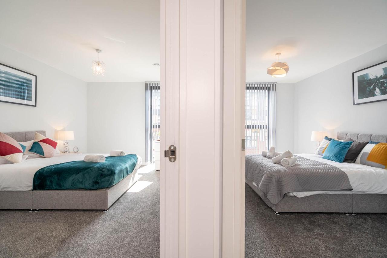 New Build - 2 Bed Snug Modern Apartment - Juliet Balcony - Roof Top Terrace - Digbeth, Birmingham City Centre - Free Netflix & Smart Tv Экстерьер фото